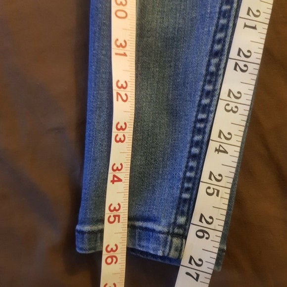 Blackheart Jegging Jeans Skinny Womens Size 3 Hot Topic Destroyed Distressed - Picture 10 of 12